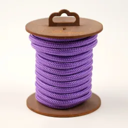 Нейлоновая веревка для шибари, на катушке (Фиолетовая), 5 м.