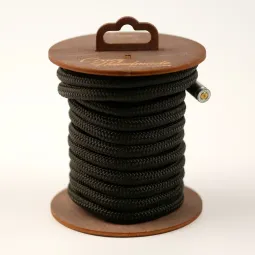 Нейлоновая веревка для шибари, на катушке (Черная), 5 м.