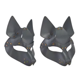 Маска БДСМ, Wolf серый, 3416-6