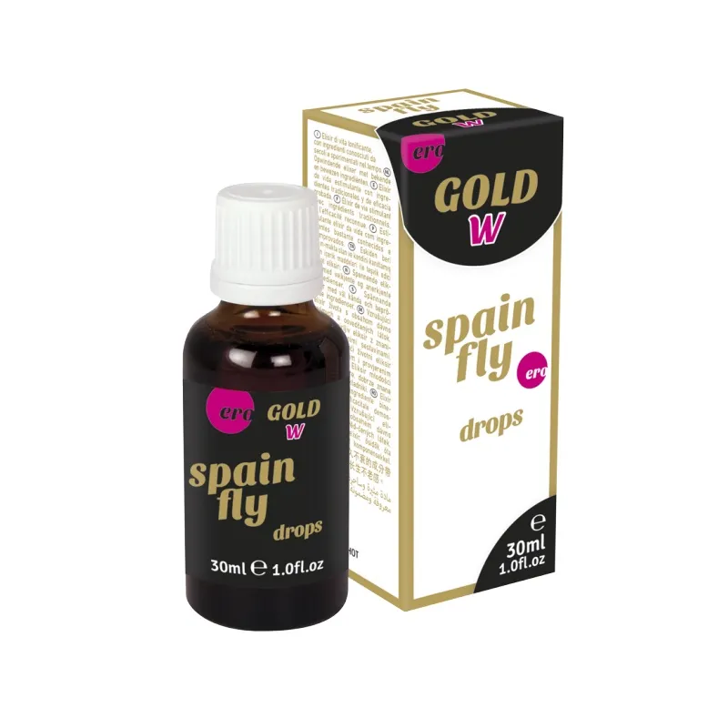 ВОЗБУЖДАЮЩИЕ КАПЛИ "ГОЛД W ИСПАНСКИЙ ПОРЫВ /GOLD W SPAIN FLY DROPS" для женщин, 30 мл.