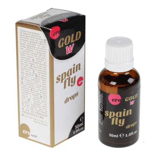 ВОЗБУЖДАЮЩИЕ КАПЛИ "ГОЛД W ИСПАНСКИЙ ПОРЫВ /GOLD W SPAIN FLY DROPS" для женщин, 30 мл.
