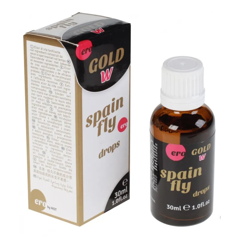 ВОЗБУЖДАЮЩИЕ КАПЛИ "ГОЛД W ИСПАНСКИЙ ПОРЫВ /GOLD W SPAIN FLY DROPS" для женщин, 30 мл.