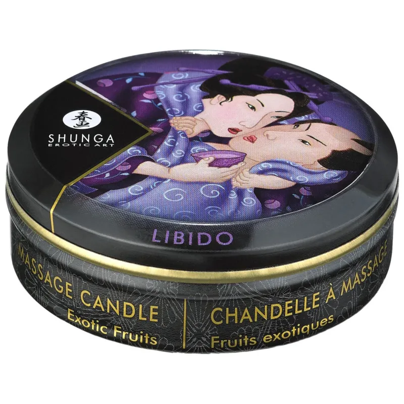 Массажное арома масло в виде свечи, Exotic Fruits мини 30мл.Экзотический фрукт