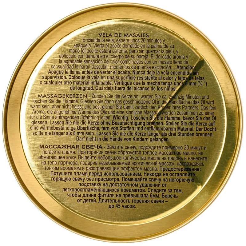 Массажное арома масло в виде свечи, Exotic Fruits мини 30мл.Экзотический фрукт