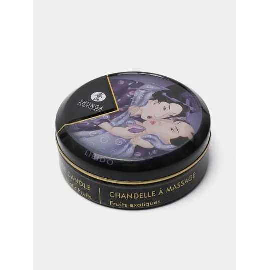 Массажное арома масло в виде свечи, Exotic Fruits мини 30мл.Экзотический фрукт