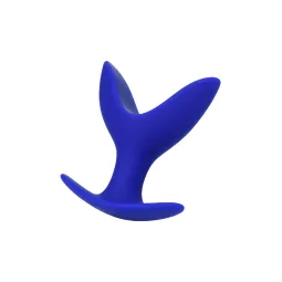 РАСШИРЯЮЩАЯ АНАЛЬНАЯ ВТУЛКА TODO BY TOYFA BLOOM, СИЛИКОН, СИНЯЯ, 9 СМ, Ø 6,5 СМ