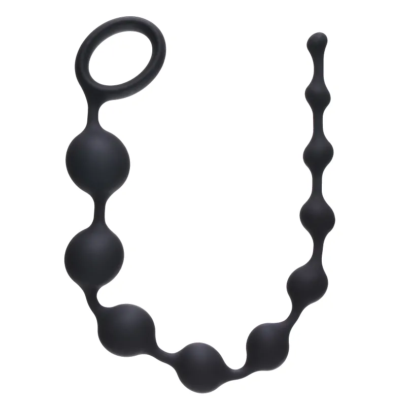 АНАЛЬНАЯ ЦЕПОЧКА LONG PLEASURE CHAIN BLACK 4103-03LOLA