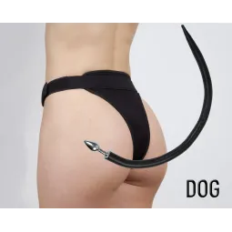 Анальная пробка с хвостом DOG