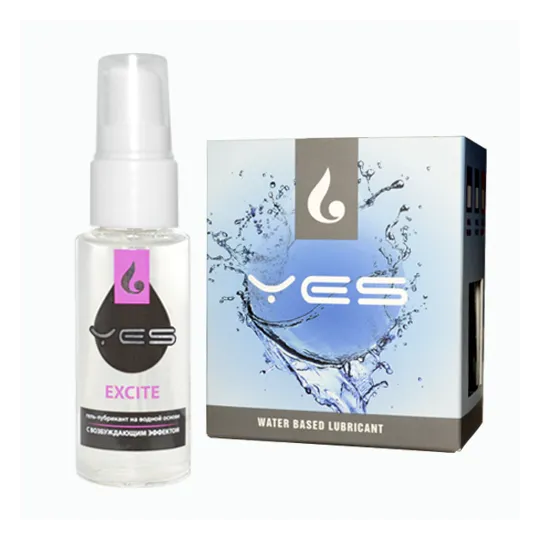 Гель-лубрикант на водной основе Excite с возбуждающим эффектом 30 мл.