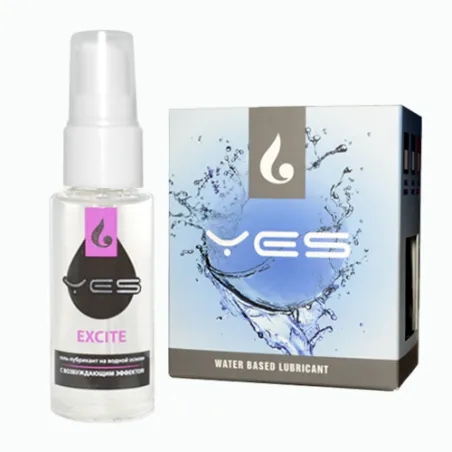 Гель-лубрикант на водной основе Excite с возбуждающим эффектом 30 мл.