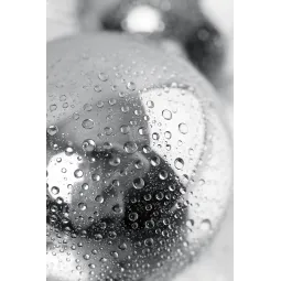 СТРИНГИ TOYFA METAL С ДВУМЯ ШАРАМИ, СЕРЕБРЯНЫЕ