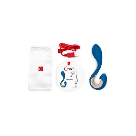 Gpop 2 Indigo Blue Gift Box - Вибратор, 12.5 см (синий)