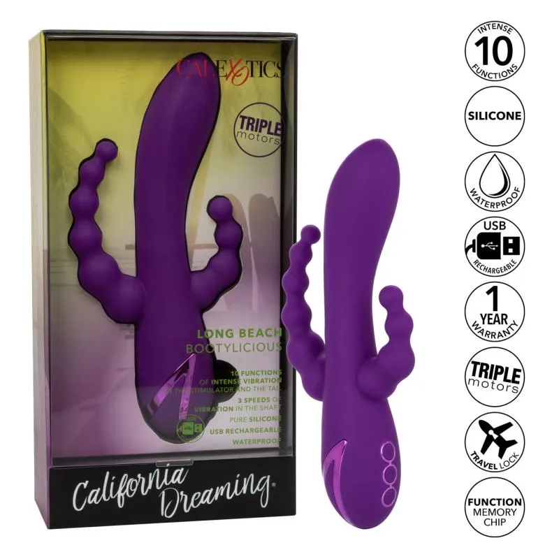 Вибромассажер-кролик двойной LB BOOTYLICIOUS