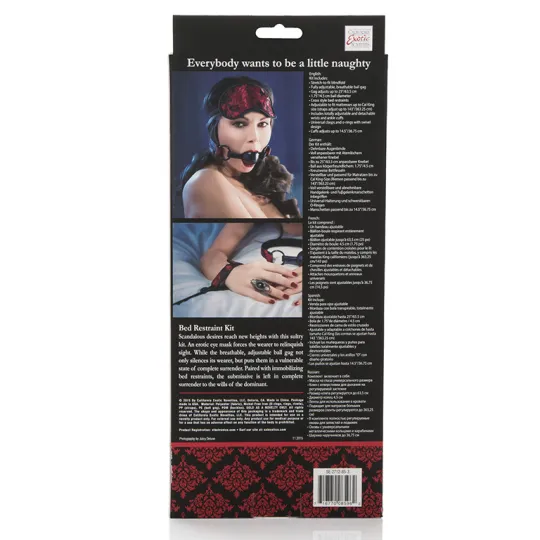 Комплект интимный SCANDAL BED RESTRAINT KIT