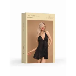 Романтичная сорочка с кружевом и застёжкой спереди (Muse)XXL/XXXL