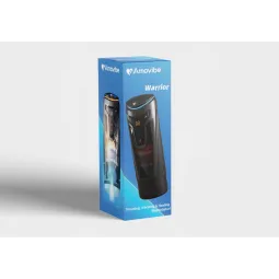 Инновационный мастурбатор Warrior с пенетрацией и массажем бусинами