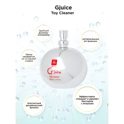 Gjuice Toy Cleaner - антибактериальный очищающий спрей, 60 мл