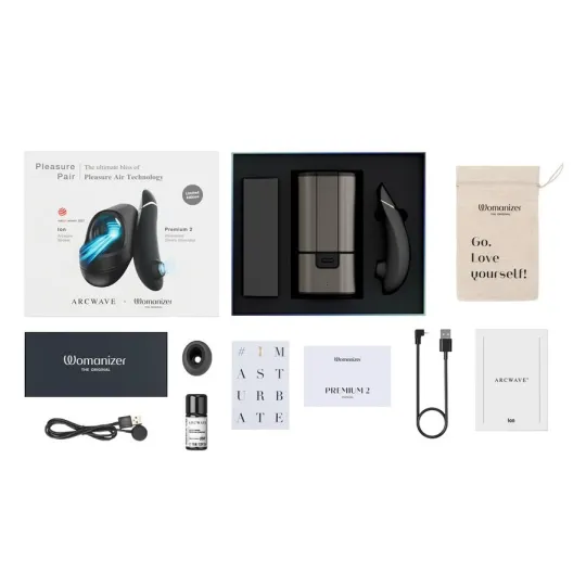 Набор для пар Pleasure Pair: ARCwave Ion + Womanizer Premium 2
