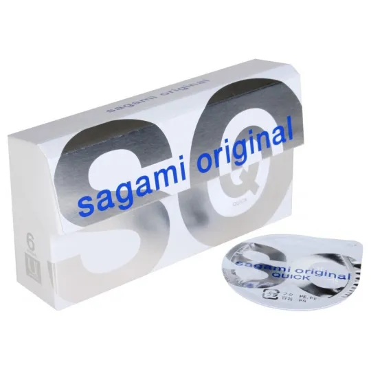 Презервативы SAGAMI Original Quick 002 полиуретановые 6шт.