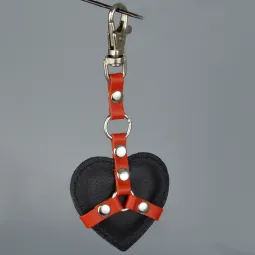 Брелок чёрное Сердце