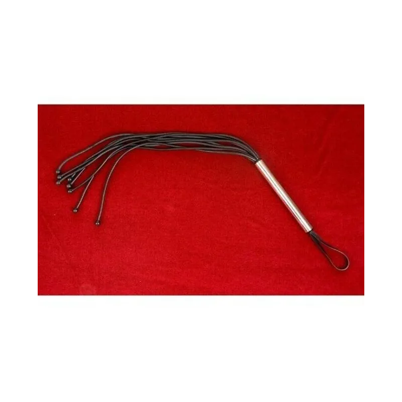 Плеть Мини с шариками латексная красная