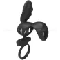 Spartakus R эрекционная насадка кольцо со съемной вибропулей черное
