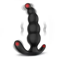 ВИБРОМАССАЖЁР 9 режимов вибрации, L 148 мм D 18x31x39 мм, дистанционный пульт