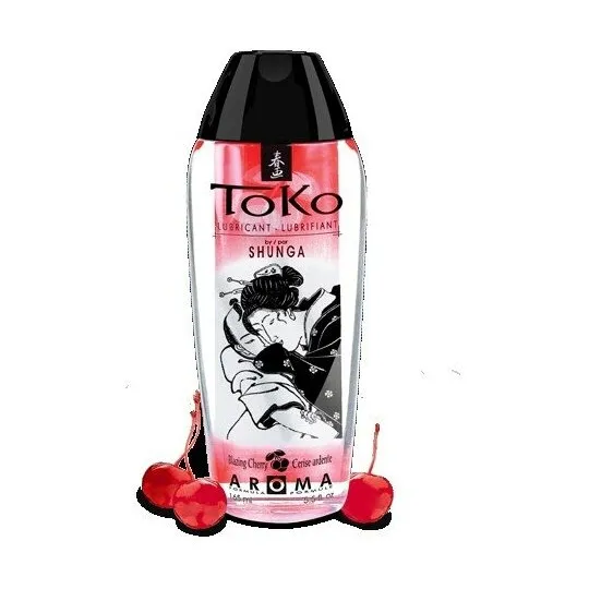 Индивидуальный ароматический лубрикант ТОКО Пылающая вишня 165 МЛ.