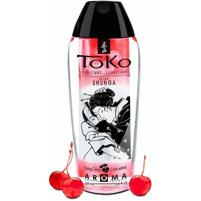 Индивидуальный ароматический лубрикант ТОКО Пылающая вишня 165 МЛ.