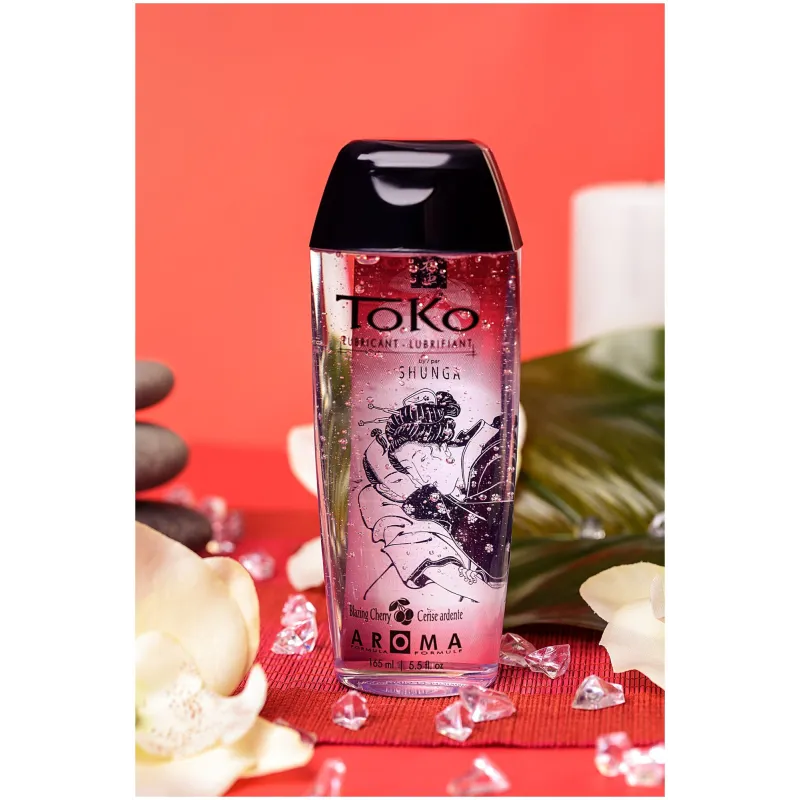 Индивидуальный ароматический лубрикант ТОКО Пылающая вишня 165 МЛ.