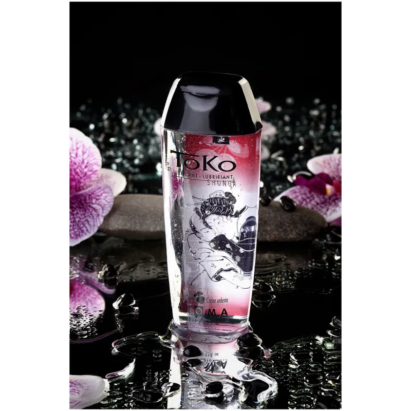 Индивидуальный ароматический лубрикант ТОКО Пылающая вишня 165 МЛ.