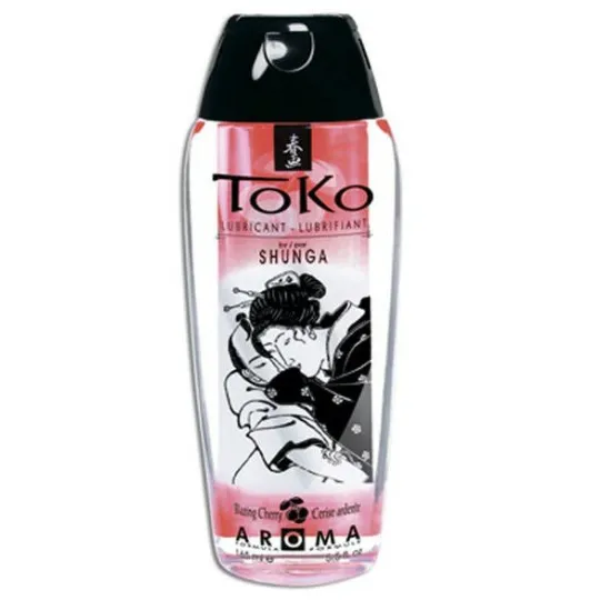 Индивидуальный ароматический лубрикант ТОКО Пылающая вишня 165 МЛ.
