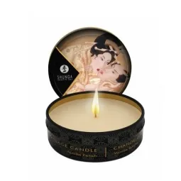 Массажное арома масло в виде свечи, Vanilla Fetish мини 30мл.Ванильный фетиш