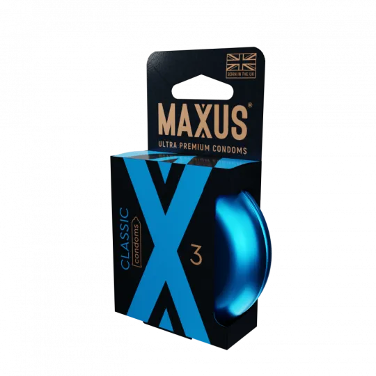 Презервативы MAXUS Classic №3 в железном кейсе, классические X-Edition, 3 шт