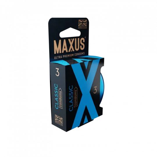 Презервативы MAXUS Classic №3 в железном кейсе, классические X-Edition, 3 шт