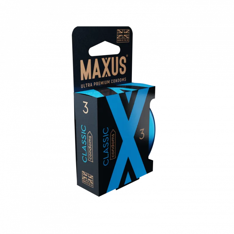 Презервативы MAXUS Classic №3 в железном кейсе, классические X-Edition, 3 шт