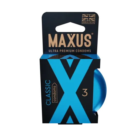 Презервативы MAXUS Classic №3 в железном кейсе, классические X-Edition, 3 шт