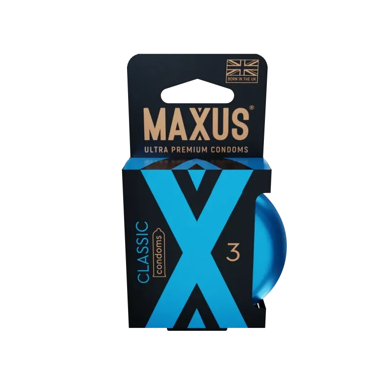 Презервативы MAXUS Classic №3 в железном кейсе, классические X-Edition, 3 шт