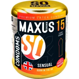 Презервативы «Maxus Sensual», анатомические, 15 шт.