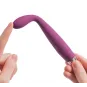 Coco Violet Гибкий тонкий вибростимулятор фиолетовый с гладкой поверхностью