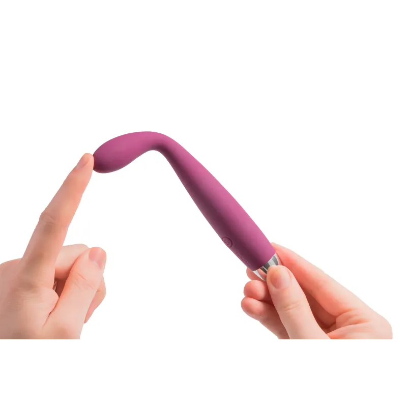 Coco Violet Гибкий тонкий вибростимулятор фиолетовый с гладкой поверхностью