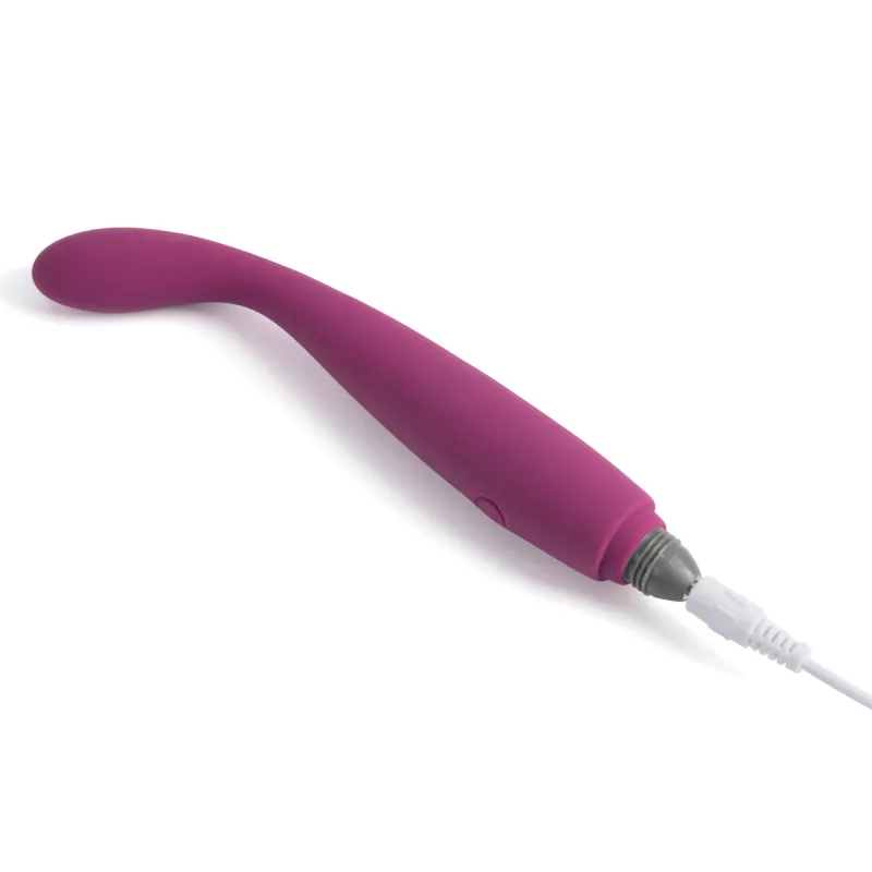 Coco Violet Гибкий тонкий вибростимулятор фиолетовый с гладкой поверхностью