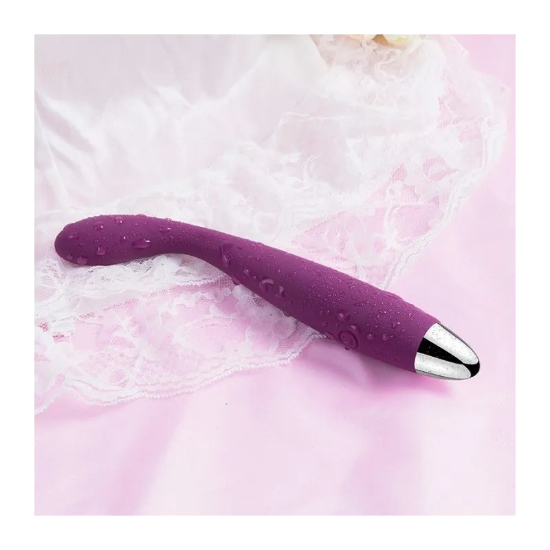 Coco Violet Гибкий тонкий вибростимулятор фиолетовый с гладкой поверхностью