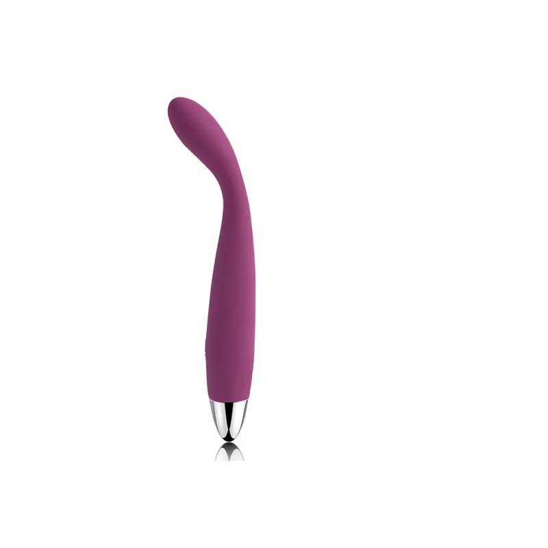 Coco Violet Гибкий тонкий вибростимулятор фиолетовый с гладкой поверхностью