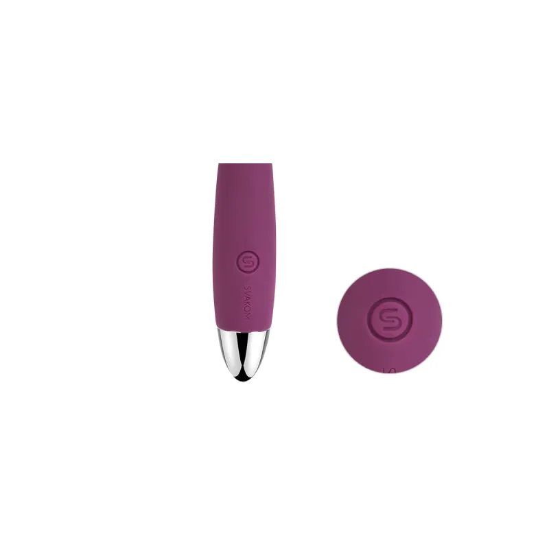 Coco Violet Гибкий тонкий вибростимулятор фиолетовый с гладкой поверхностью