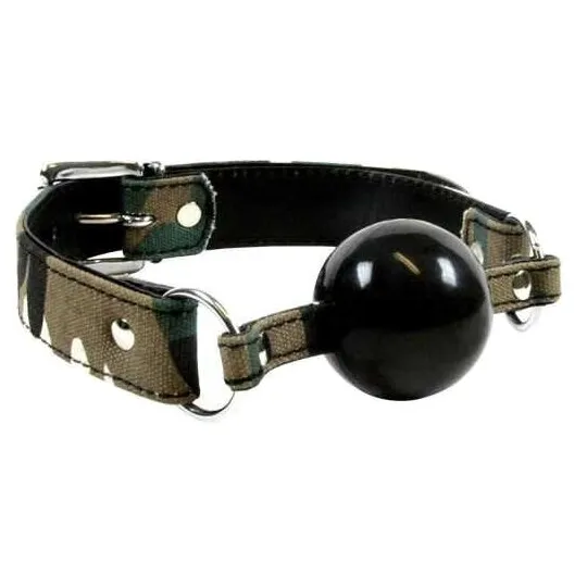 Кляп-шарик Kinky Camo камуфляж.