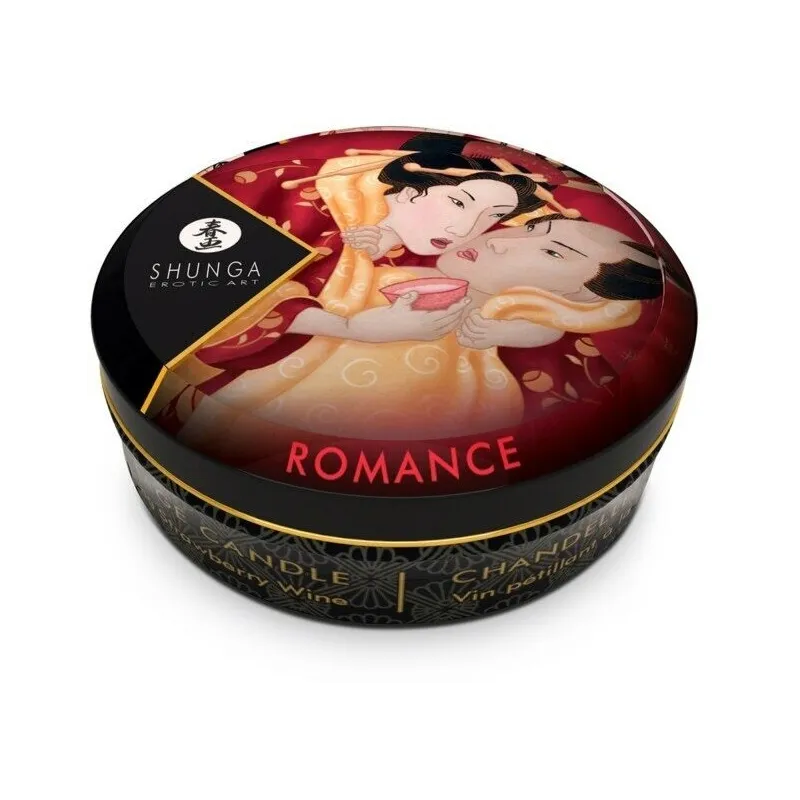 Массажное арома масло в виде свечи, Sparrkling Strawberry WineКлубничное вино 170 МЛ