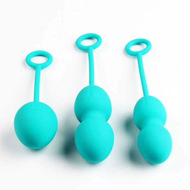 Nova Ball Зеленый Вагинальные шарики со смещенным центром тяжести