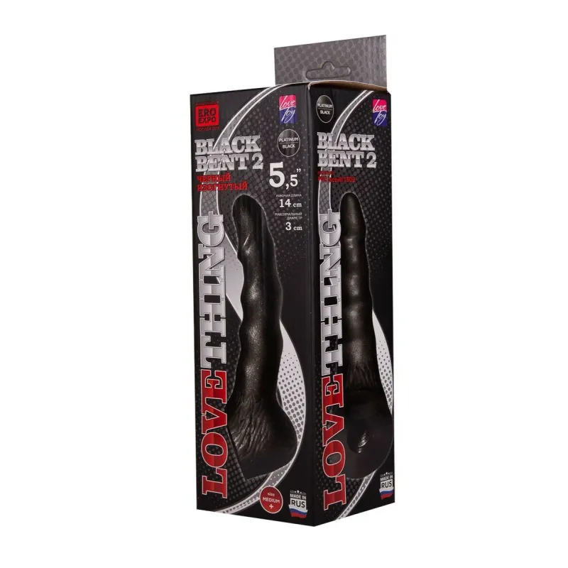 ВТУЛКА АНАЛЬНАЯ В КОРОБКЕ "BLACK BENT 2" L 140 мм, D 30 мм цвет чёрный