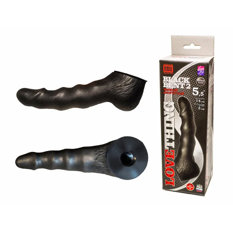 ВТУЛКА АНАЛЬНАЯ В КОРОБКЕ "BLACK BENT 2" L 140 мм, D 30 мм цвет чёрный